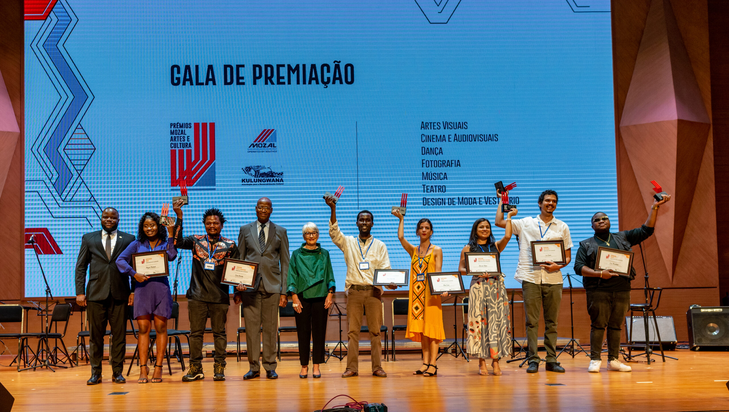Vencedores da 3ª edição dos Prémios Mozal Artes e Cultura 