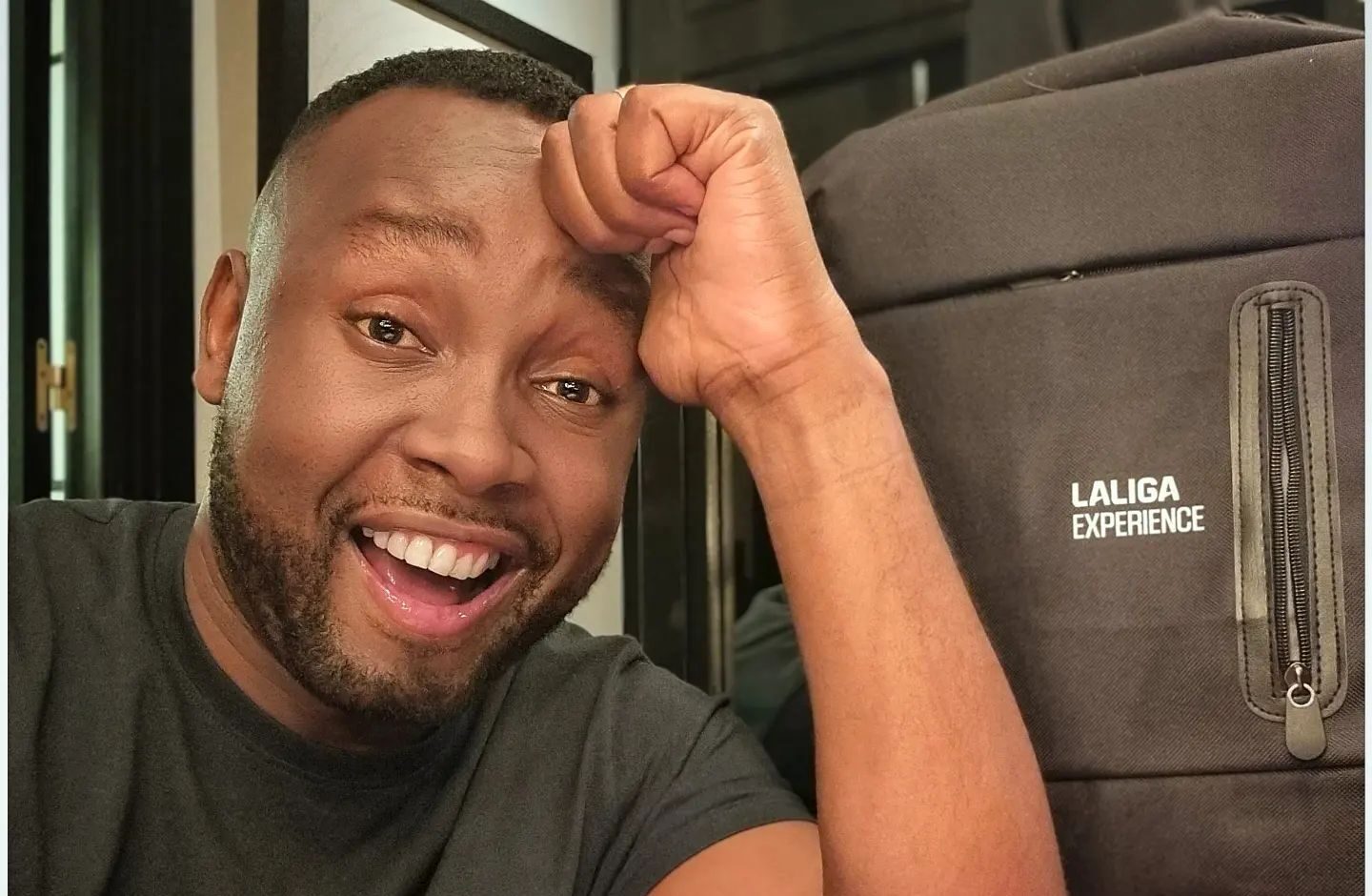 Sérgio Faife na Espanha para o “La Liga Experience 2024”, no âmbito da parceria entre a ZAP e La Liga