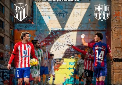 Acompanhe em directo o duelo-Atlético de Madrid VS FC Barcelona