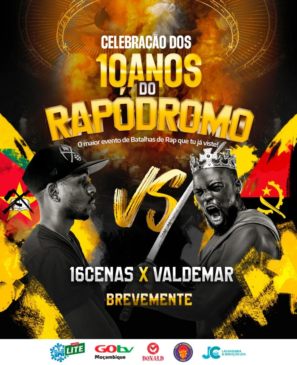 Rapódromo celebra 10 anos com mais um “Moçambique vs Angola”