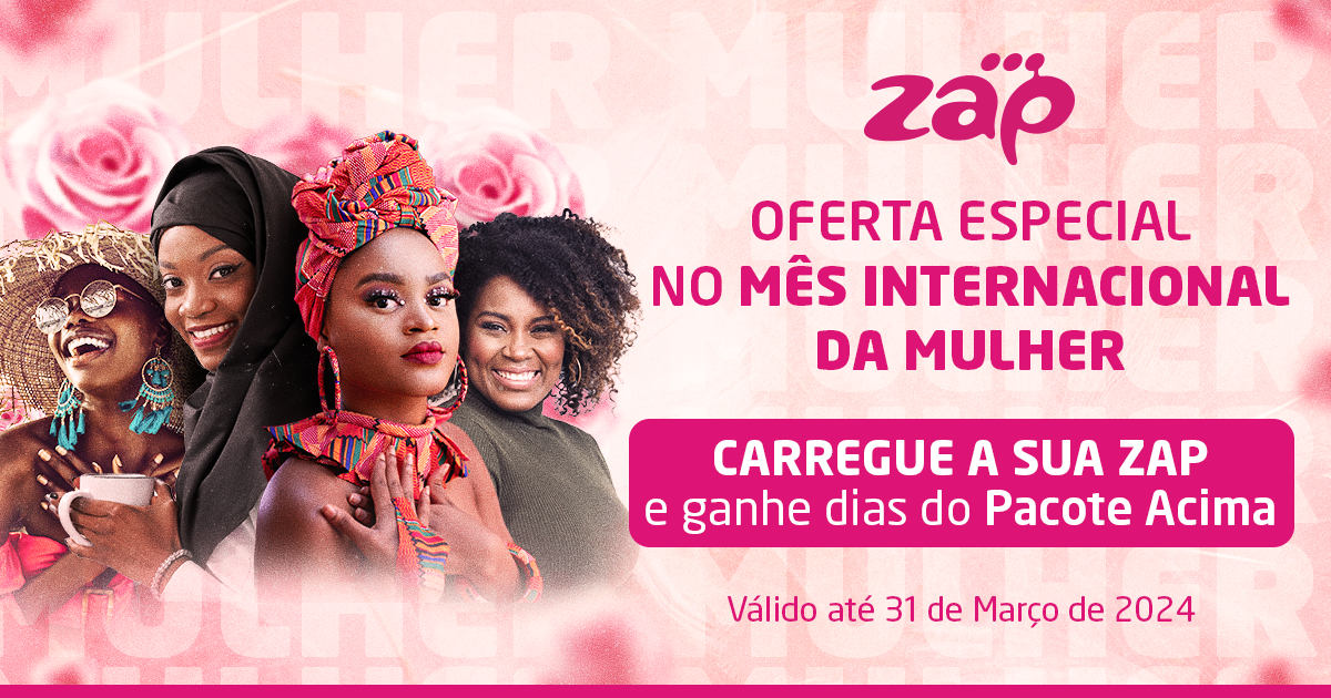 Sabia que, neste mês da mulher, a ZAP tem uma oferta incrível?