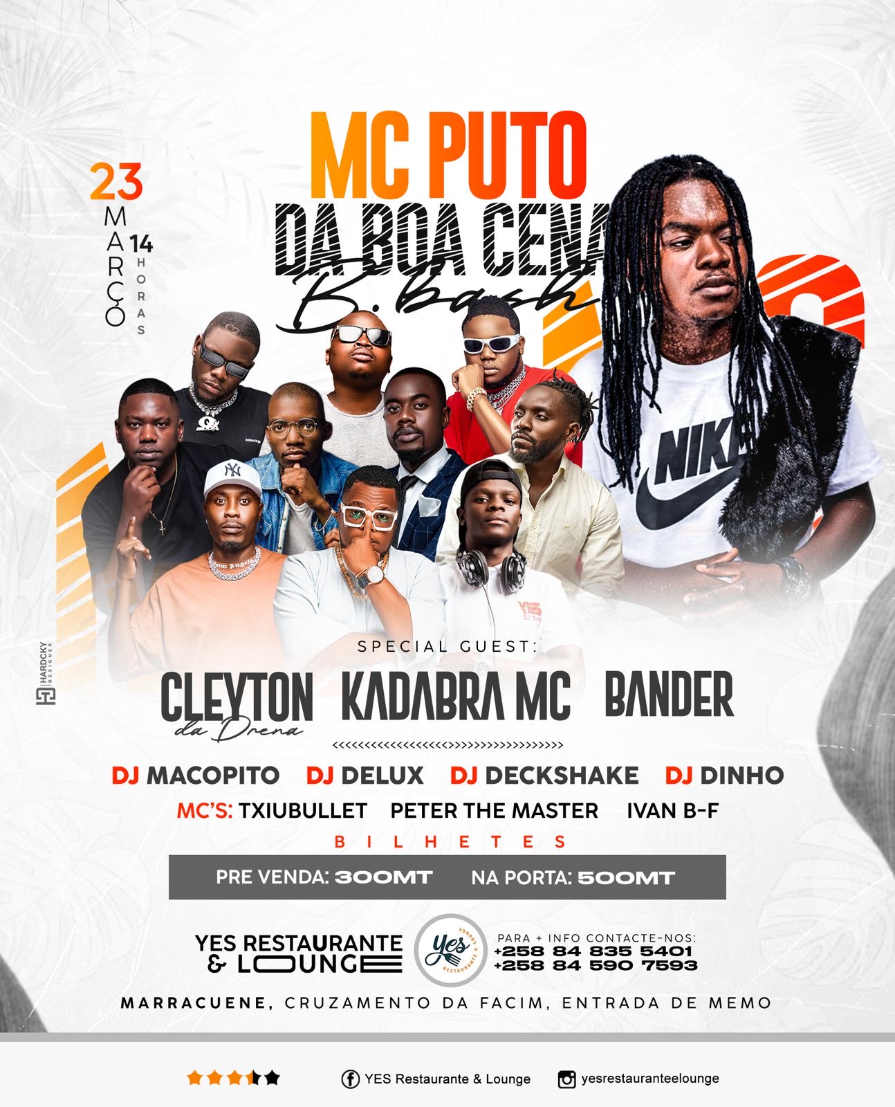 YES junta Cleyton da Drena, Bander e Kadrabra MC no b. bash do MC Puto da Boa Cena
