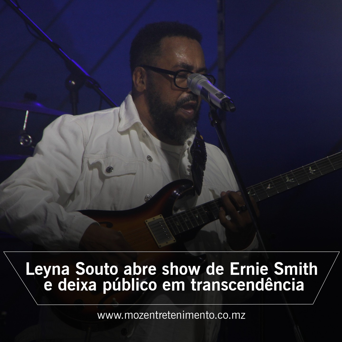 Leyna Souto abre show de Ernie Smith e deixa público em transcendência
