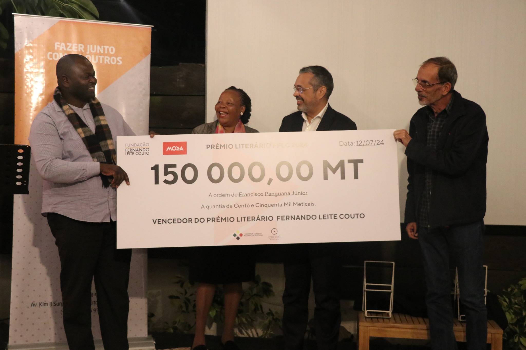 Francisco Panguana Júnior conquista o Prémio Literário Fernando Leite Couto 2024