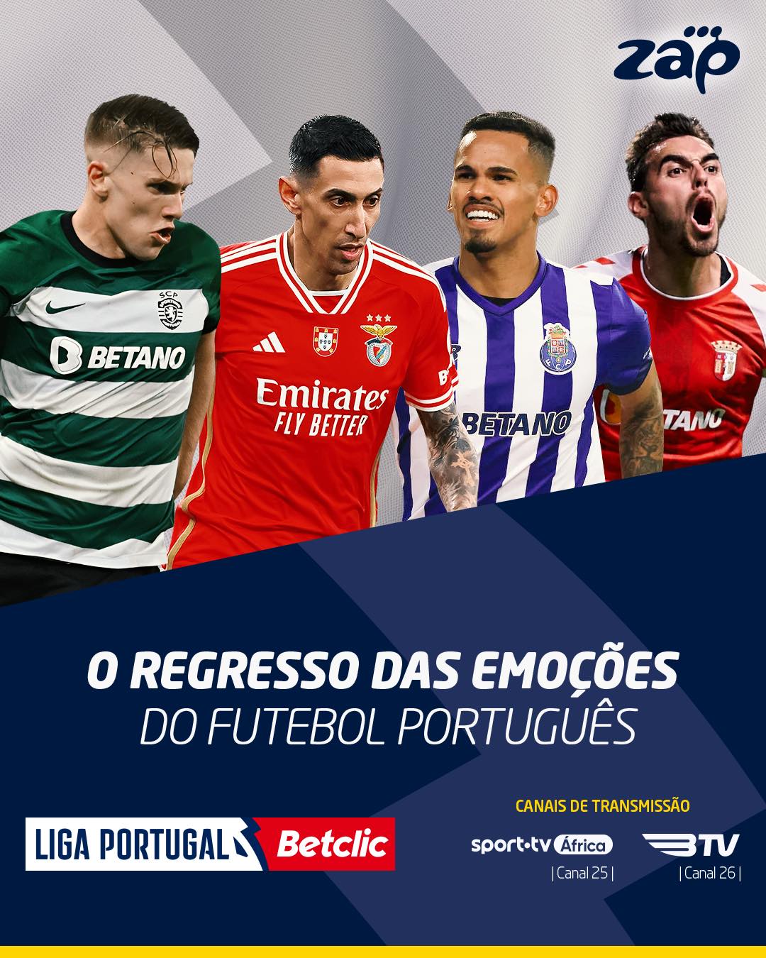 A Liga Portuguesa está de volta: acompanhe a temporada 2024/25 em directo e exclusivo na ZAP