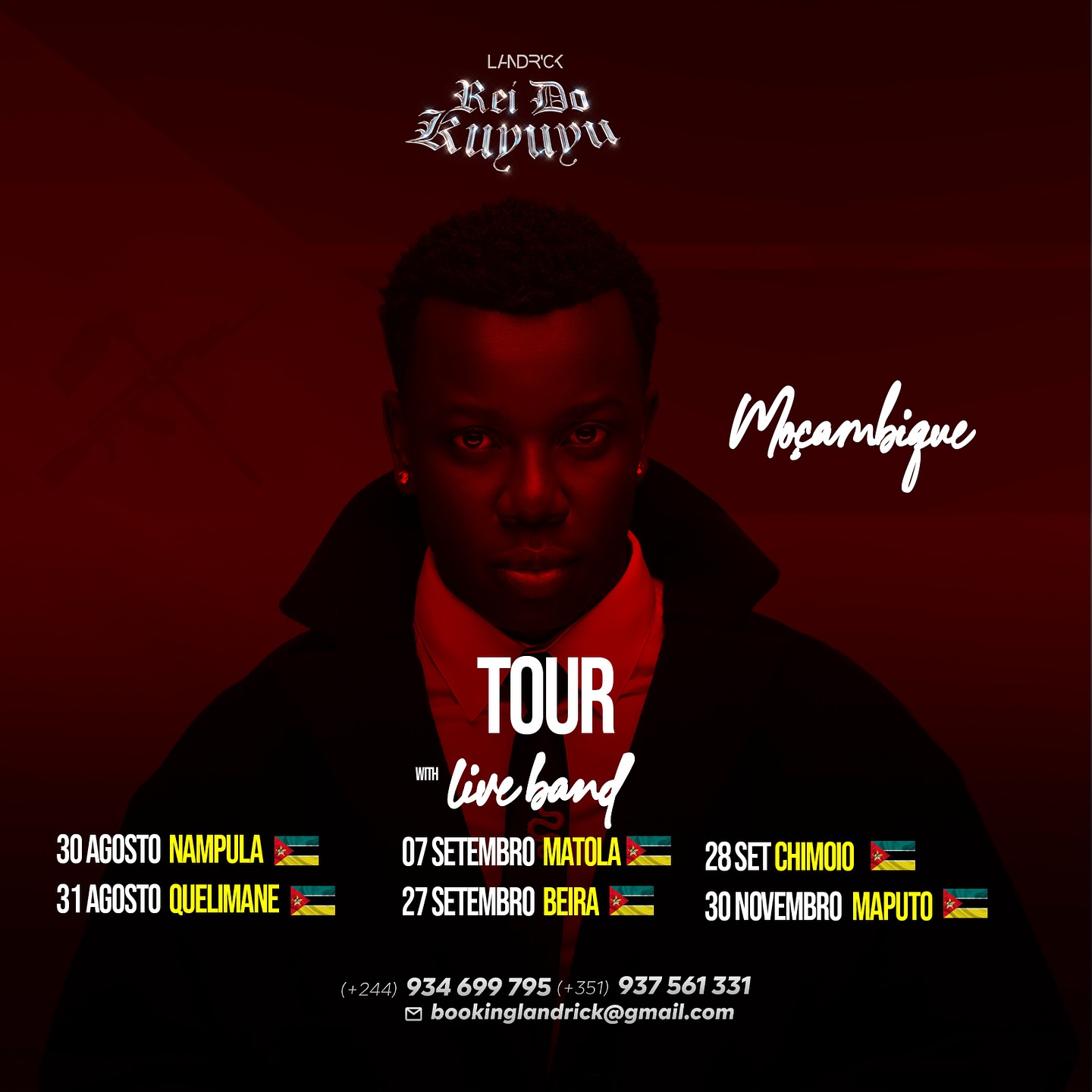 Autor de “Babete”, Landrick, prepara uma turnê em 6 cidades de Moçambique 