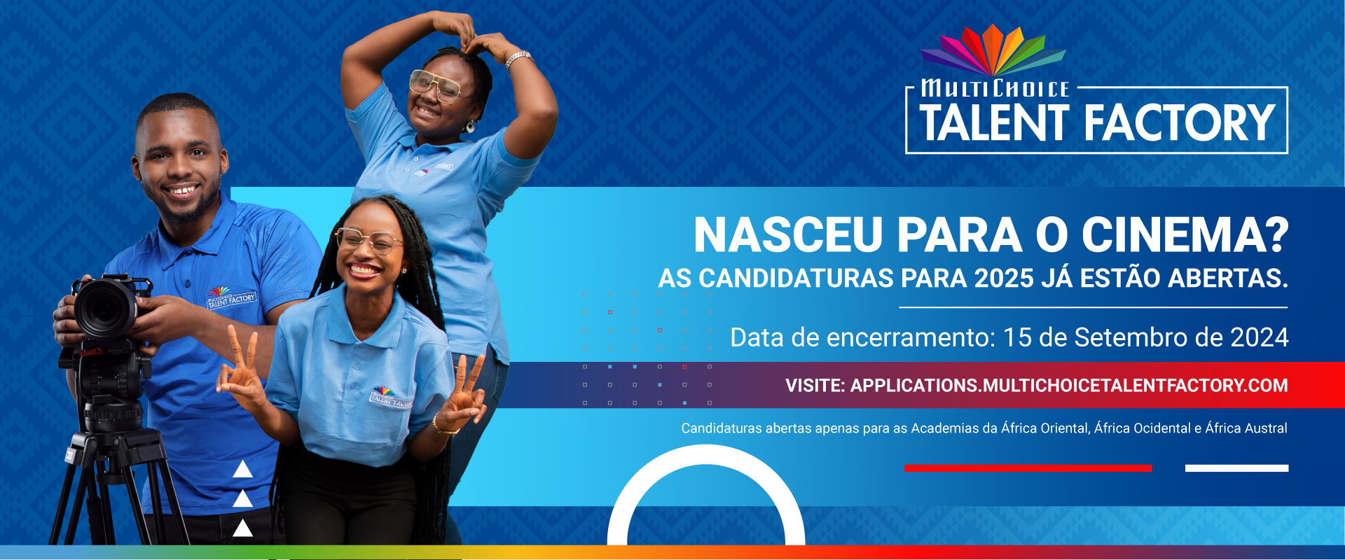 Academia Multichoice Talent Factory 2025: Inscrições abertas para os amantes do cinema