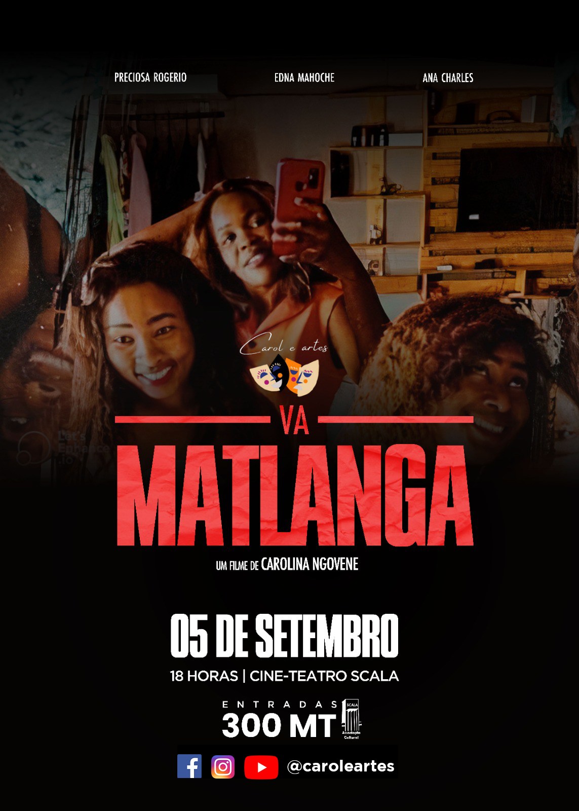 “Va Matlanga” da cineasta Carolina Ngovene estreia na próxima semana no Scala