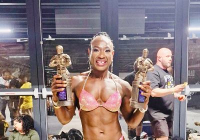 Fisiculturista Moçambicana Esperança Aljofre conquista duas Taças no MR Olympia no Brasil