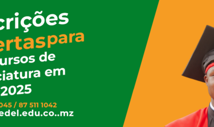 Inscrições abertas para o ano lectivo 2025 no ISEDEL
