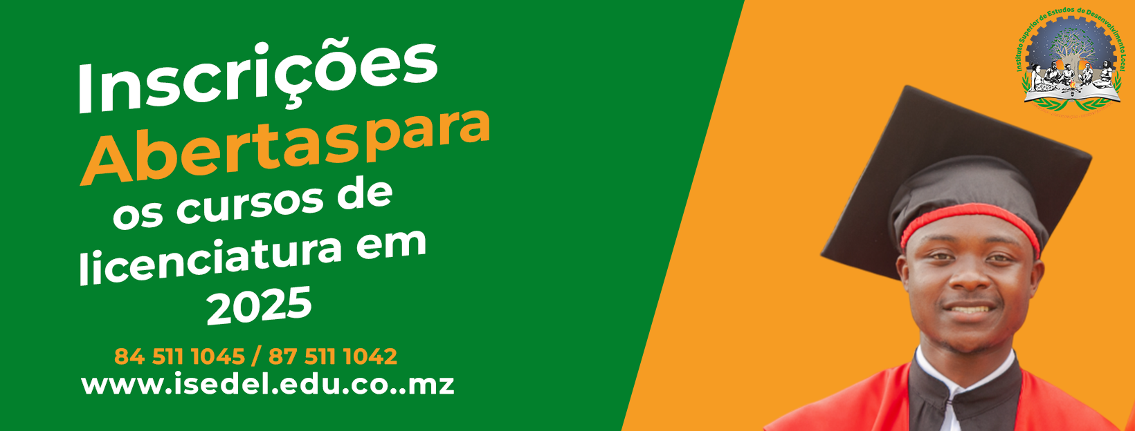 Inscrições abertas para o ano lectivo 2025 no ISEDEL