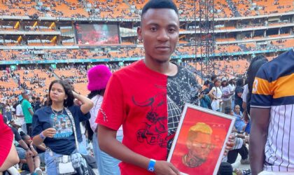 Designer Moçambicano vive um momento memorável no show do Chris Brown
