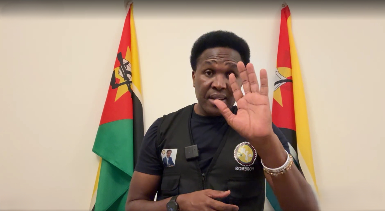 Venâncio Mondlane declara que este ano não haverá festas de natal e réveillon