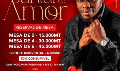 Show de Anderson custa pelo menos 4 mil a 45 mil Meticais em Maputo 