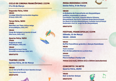 Moçambique celebra a Francofonia 2025 com uma programação cultural diversificada