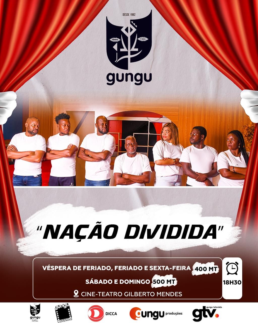 “Nação Dividida”: Companhia de Teatro Gungu leva a realidade moçambicana ao palco