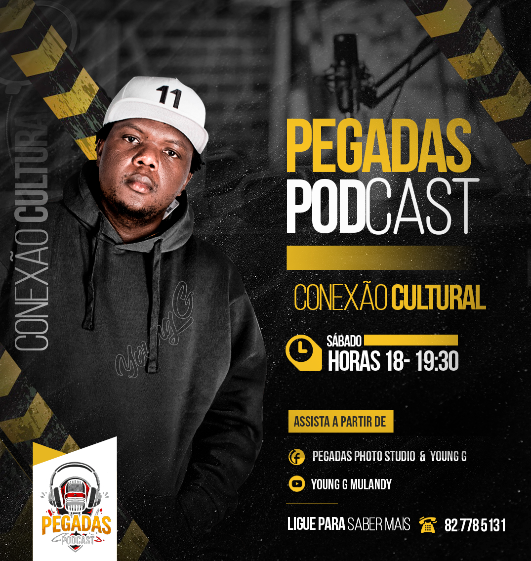 “Pegadas Podcast”: Young G lança o 1° podcast de Inhambane e sonha em criar um canal de TV
