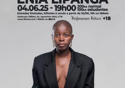 Énia Lipanga volta ao palco com “Com Quantos Paus Se Faz Uma Carreira?” no 16Neto
