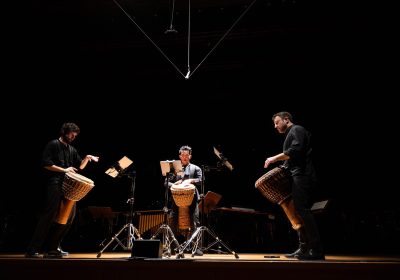 Les Percussions de Strasbourg partilham experiências com artistas moçambicanos