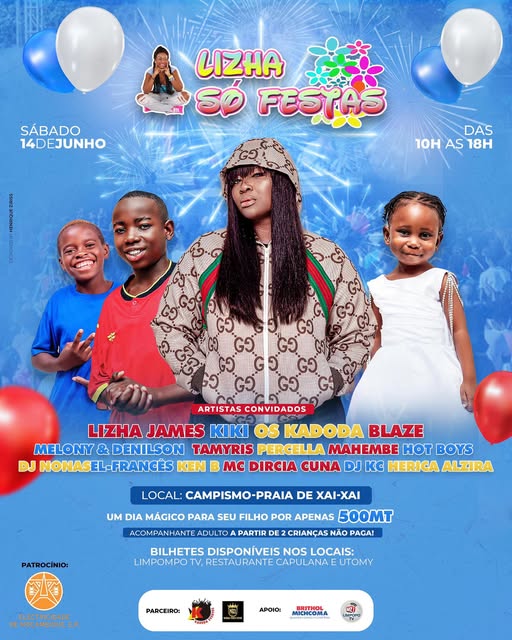 Lizha Só Festas chega em Xai-Xai neste fim-de-semana