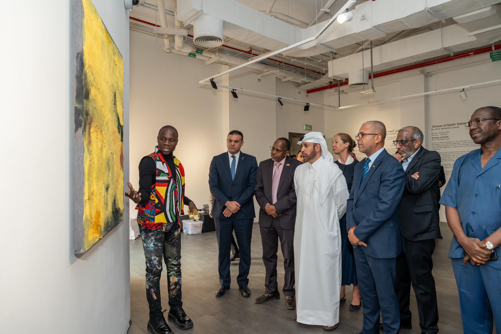 Sebastião Coana leva arte moçambicana ao Qatar com a exposição “Ecos da Terra”