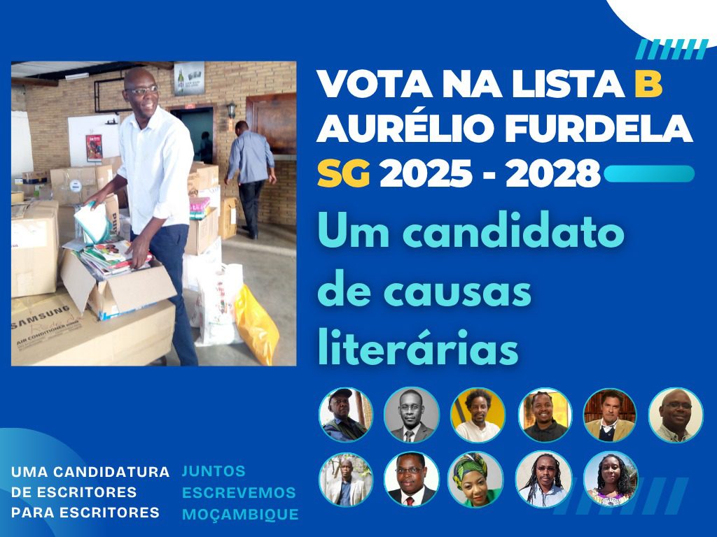 Aurélio Furdela lança campanha para Secretário-Geral da AEMO com plano ambicioso para a literatura moçambicana