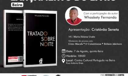 Whaskety Fernando lança “Tratado Sobre Noite” na Beira