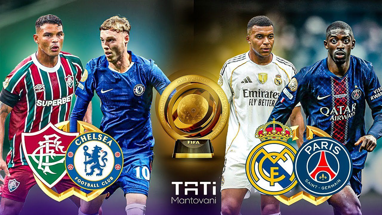 Chelsea vs Fluminense e PSG vs Real Madrid: Quem vai à grande final?