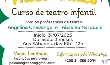 Curso “Palco Mágico” oferece formação de teatro infantil em Maputo