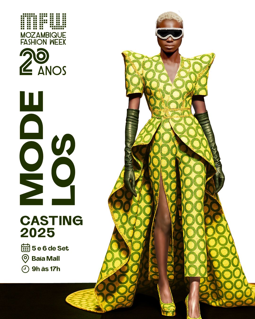 Casting e inscrições abertas para modelos e estilistas no Mozambique Fashion Week 2025