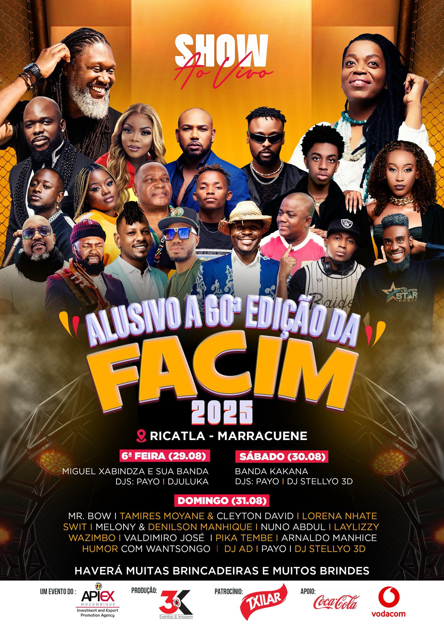 FACIM 2025 terá três dias de shows ao vivo no Ricatla, em Marracuene