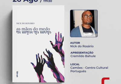 Nick do Rosário lança novo livro “As Mãos do Medo” em Maputo