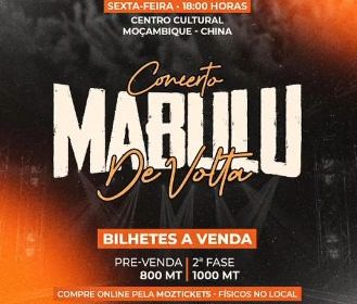 MABULU regressa aos palcos com concerto histórico em Maputo