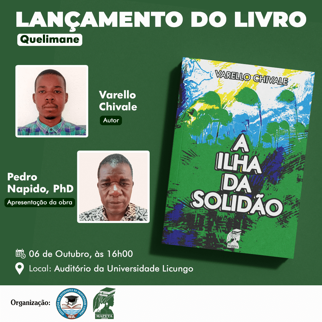 Quelimane acolhe lançamento do primeiro livro de Varello Chivale