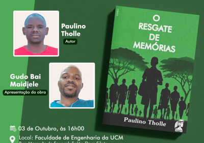 Paulino Tholle apresenta o seu livro de estreia “O Resgate de Memórias” em Chimoio