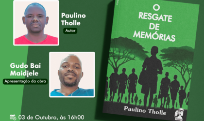 Paulino Tholle apresenta o seu livro de estreia “O Resgate de Memórias” em Chimoio