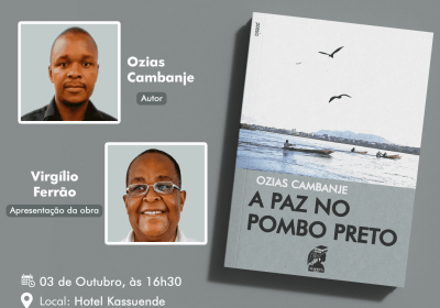 Ozias Cambanje lança seu livro de estreia “A Paz no Pombo Preto” em Tete