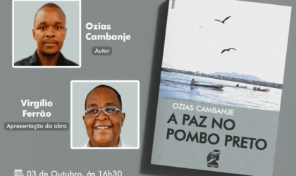 Ozias Cambanje lança seu livro de estreia “A Paz no Pombo Preto” em Tete