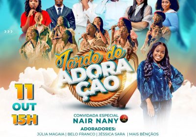 Nair Nany em Maputo: “Tarde de Adoração” promete ser o maior concerto gospel do ano