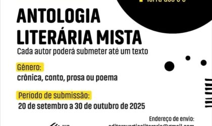 Editora Vértice Literário abre chamada para Antologia Literária Mista em Tete