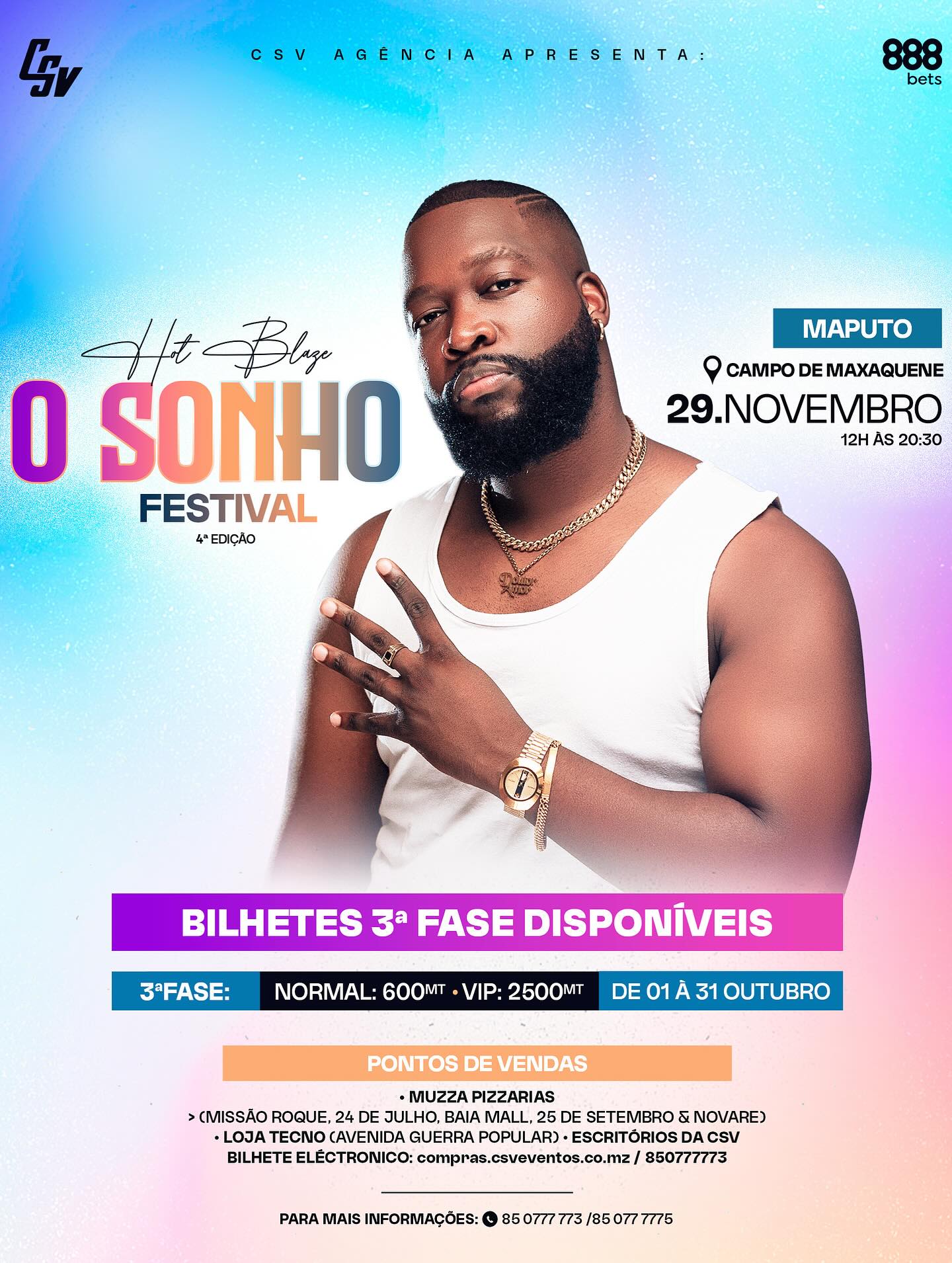 Hot Blaze vai parar Quelimane e Maputo com “O Sonho Festival”