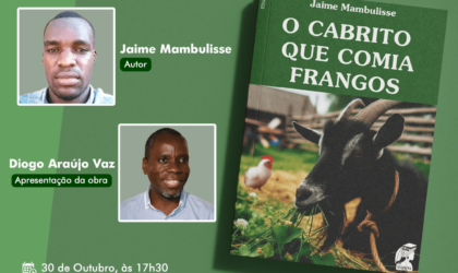 Jaime Mambulisse apresenta o seu livro de estreia aos leitores da Beira
