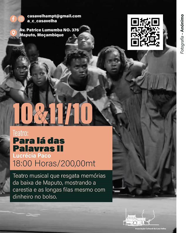 “Para Lá das Palavras II” regressa ao palco da Casa Velha sob direcção da Lucrécia Paco