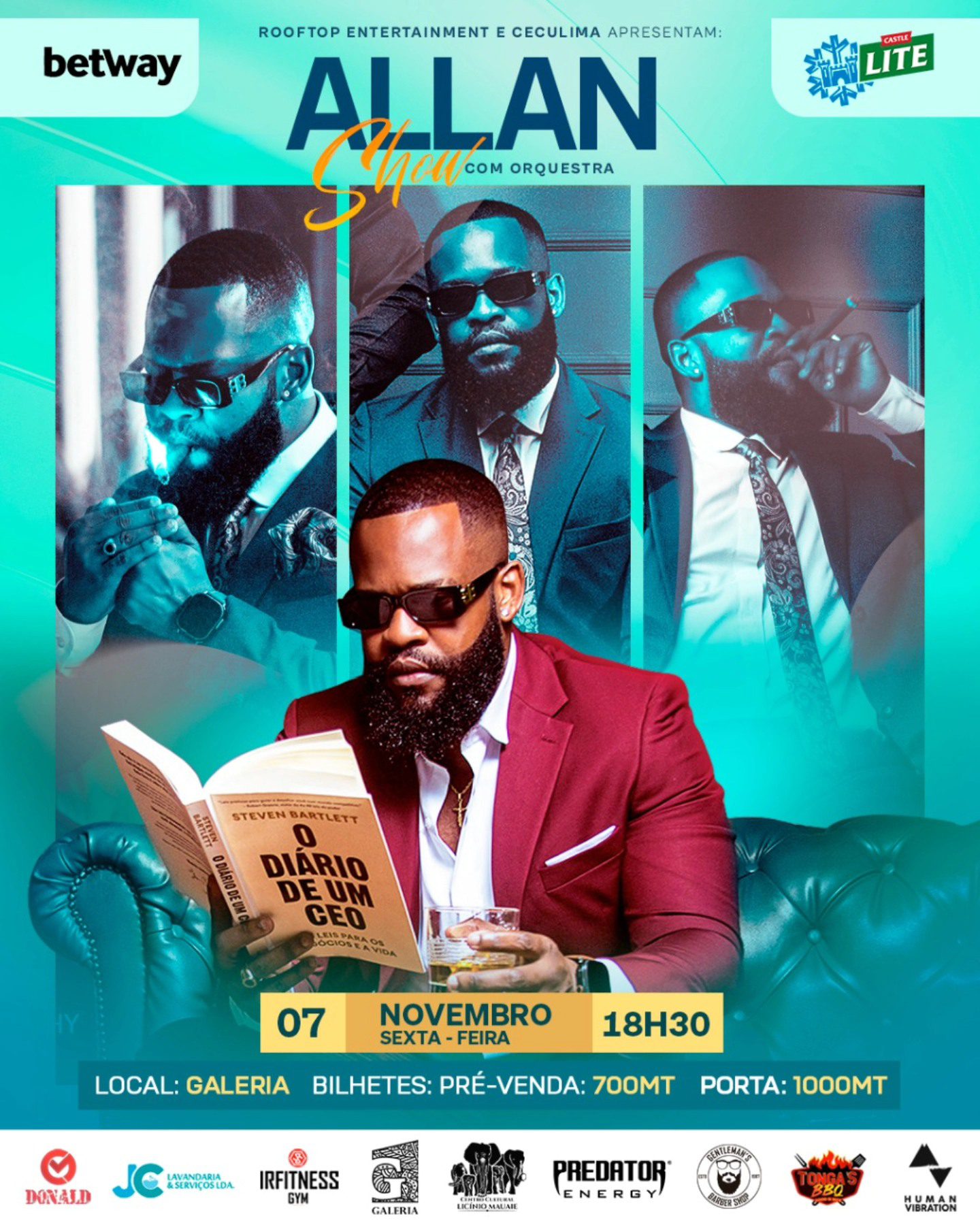 Allan prepara espectáculo com orquestra na Galeria de Maputo