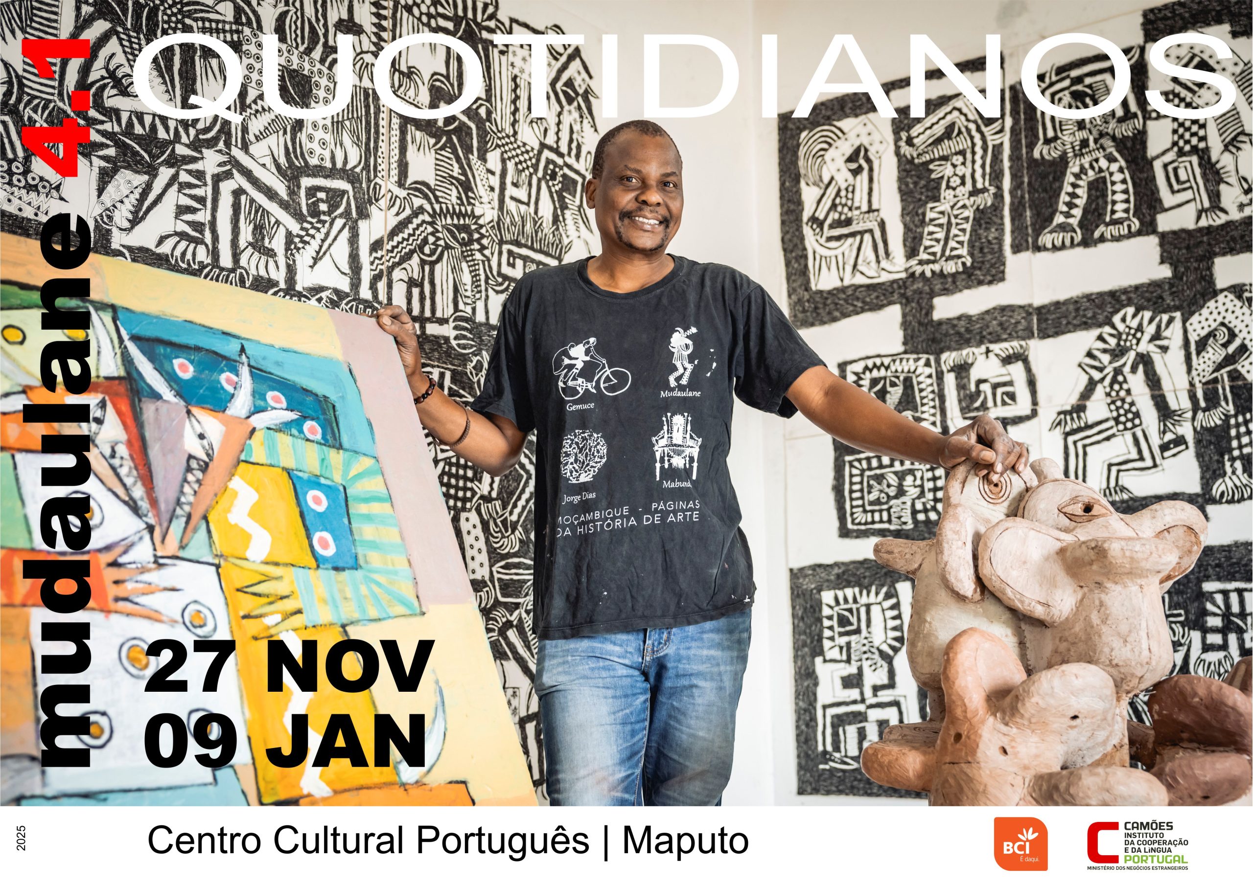 Camões acolhe “Mudaulane 4.1 | Quotidianos”, nova exposição de Celestino Mudaulane