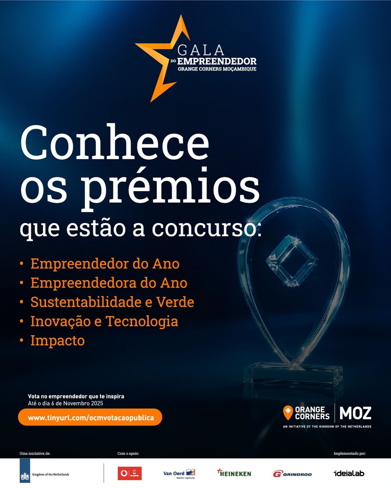 Maputo recebe cerimónia de premiação aos melhores empreendedores do Orange Corners Moçambique