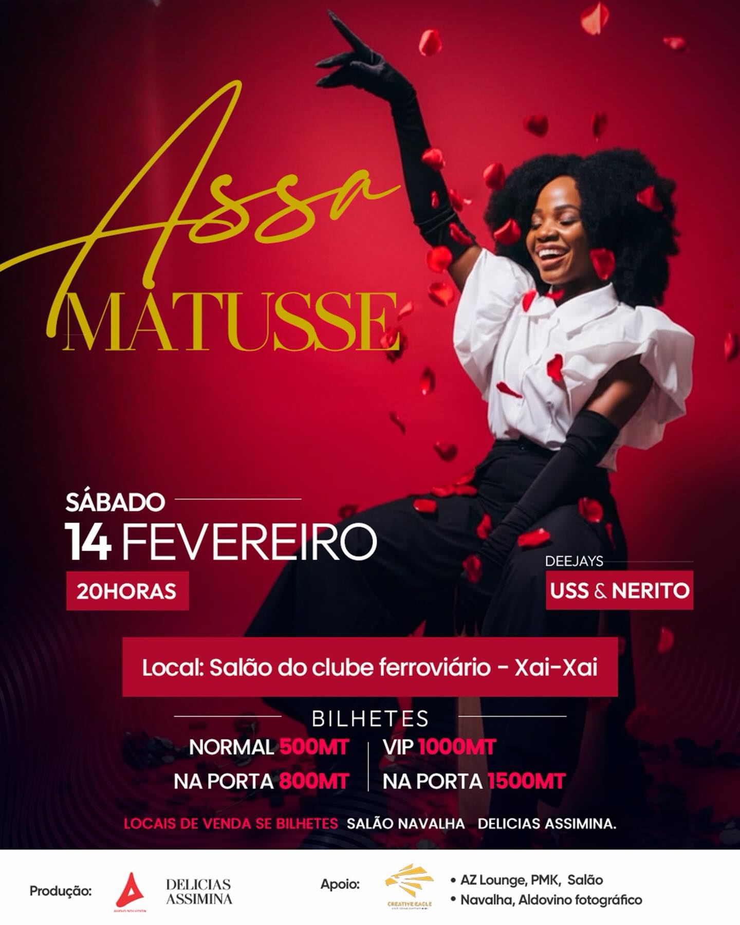 Assa Matusse prepara-se para um grande concerto em Xai-Xai