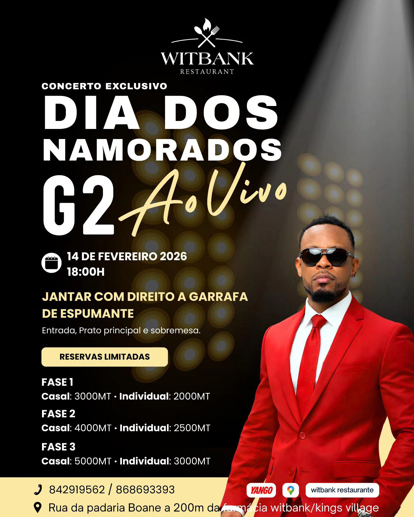 G2 anuncia regresso ao mercado musical e concerto especial do Dia dos Namorados