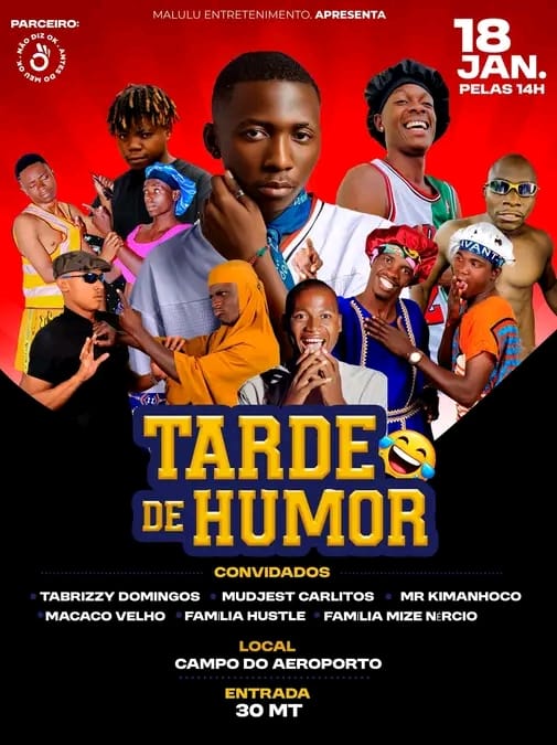 Nampula prepara-se para receber tarde de humor