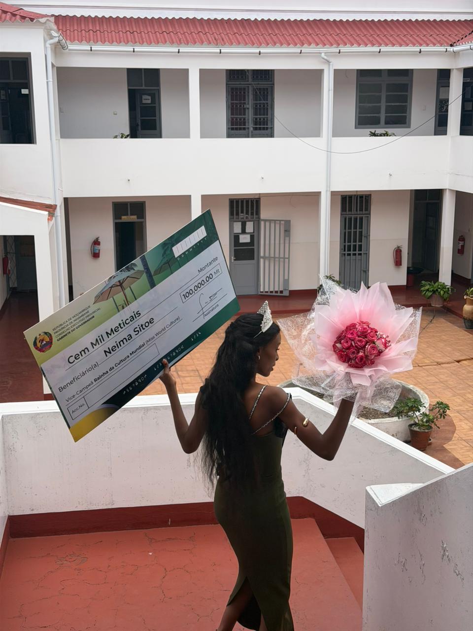 Neima Sitoe recebe apoio financeiro de 150 mil meticais após distinção internacional na Nigéria